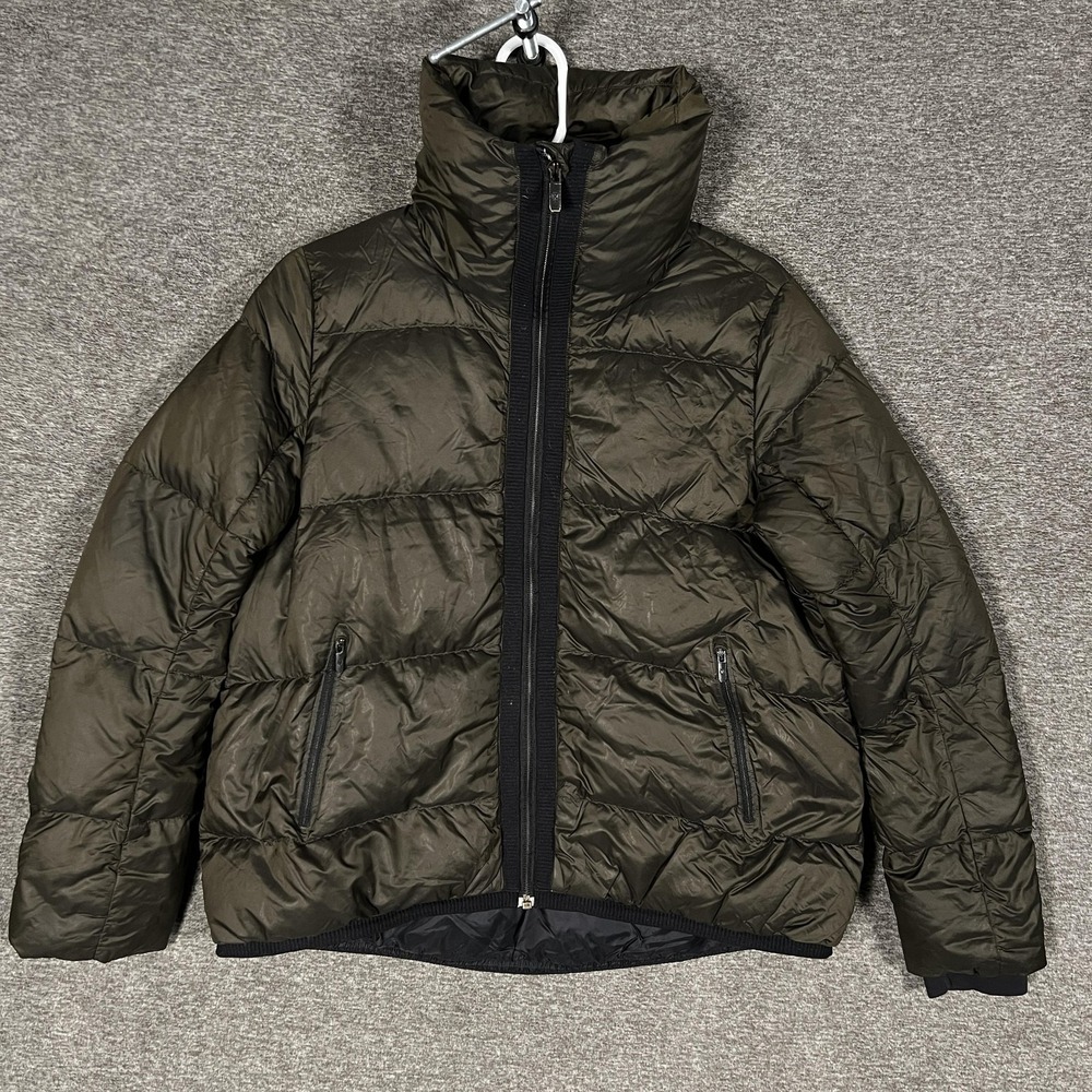 Lululemon Cloudscape Down‎ Jacket Womens 2 Green Puffer Quilted Full Zip READ